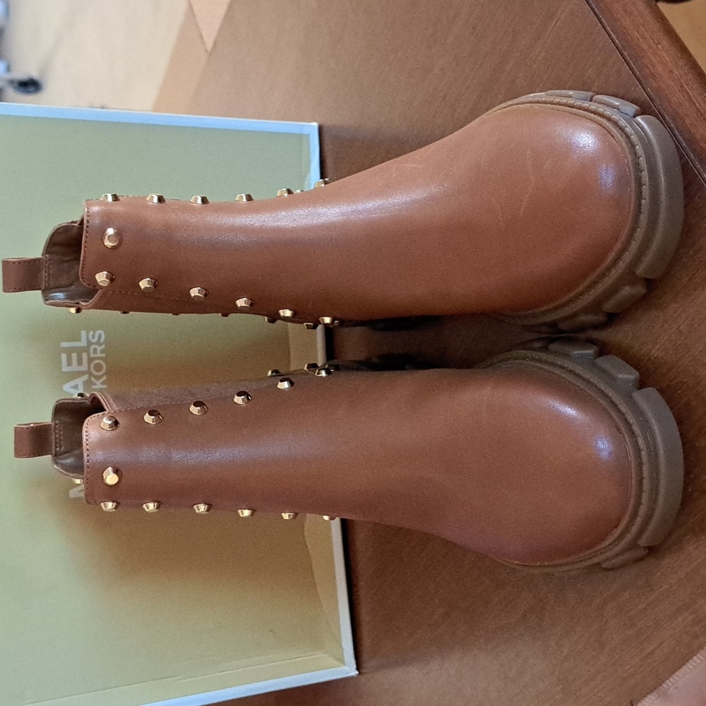 FLASH SALE Michael Kors genuine Lether Upper ridley gore bootie 6M - Picture 3 of 9